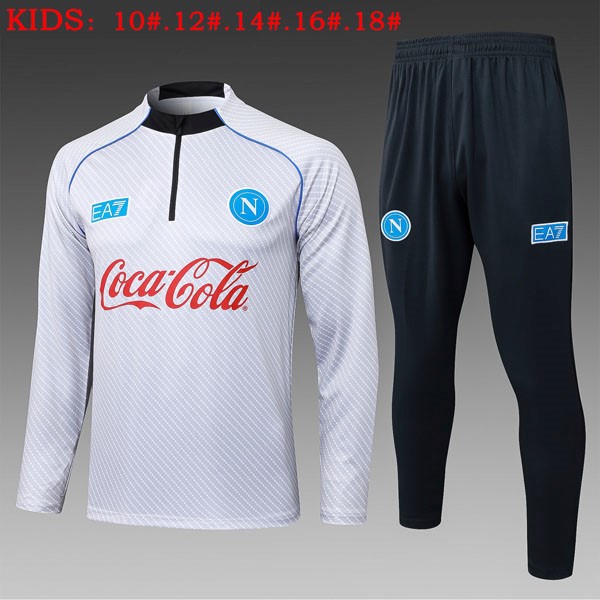 Ninos Sudadera De Training Napoli 2026/2027 Blanco